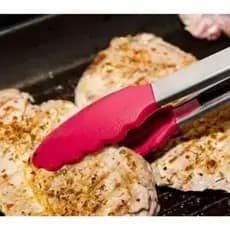 Pegador de Silicone para Salada Churrasco ou Macarrão Cozinha 31cm