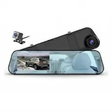 Camera Retrovisor Com Gravação Com 2 Câmeras Ré E Frontal-ACV-235