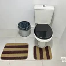 Tapetes Banheiro Antiderrapante Kit 2 Peças