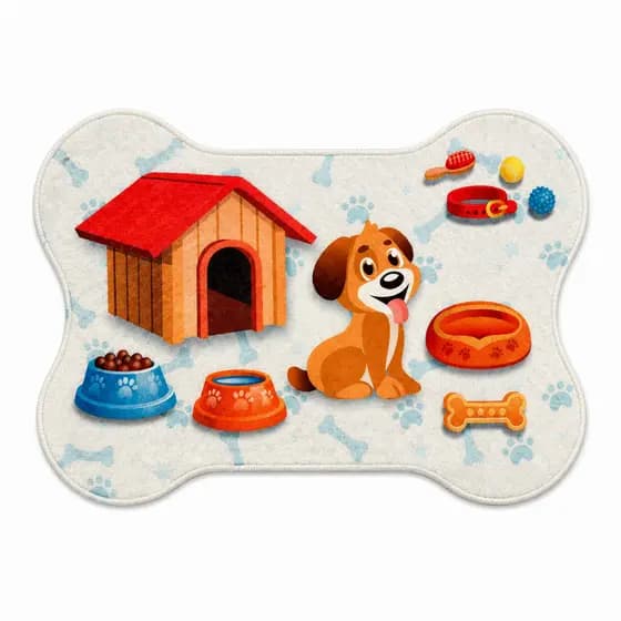 Tapete Comedouro Pet Cão e Gato 40x60 ou 25x38
