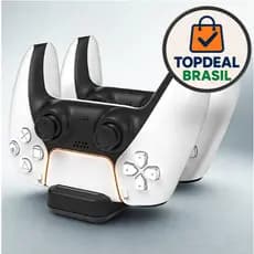 Base Carregador para 2 Controles Dualsense PS5 Dock Rápido