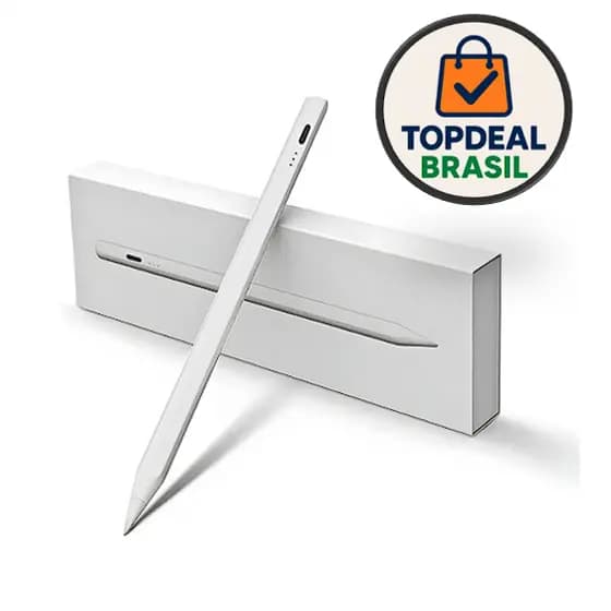 Caneta Digital Touchscreen Stylus Pen Ponta Fina Para Tablet E Smartphone - IOS & Android