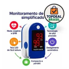 Oxímetro Digital de Dedo Medidor De Saturação De Oxigênio
