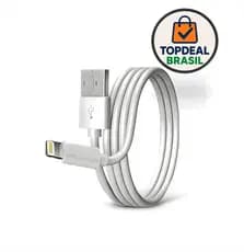 Cabo Lightning Carregador Iphone IOS Apple Conector USB 1M