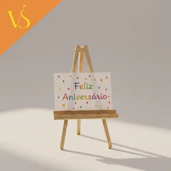 Porta Cartão Cartaz De Homenagem em Cerimonia Aniversário Festa Casamentos Mesa 50cm MDF