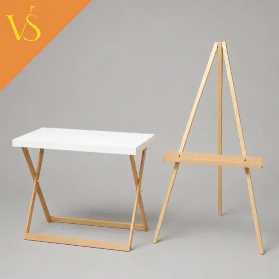 Kit Cavalete Para Fotos E Mesa Cavalete MDF Branco Resistente Docinhos Presentes Bolo