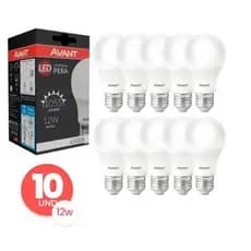 Kit 10 Lâmpadas Led 15w Bulbo E-27 Branca Fria 6500k kian