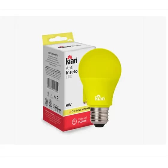 Lâmpada Anti Inseto Led Repelente 9w E27 Bivolt Kian