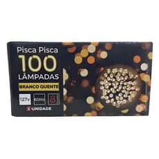 Pisca Pisca 100 Lâmpadas Branco Quente Lumina Home