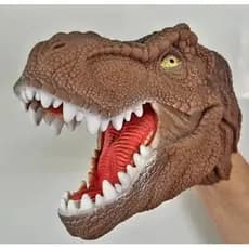 Luva Divertida Dinossauro Super T REX Brinquedo Menino Fantoche Jurassic World Super Macio