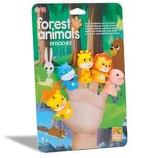 Fantoche De Dedo Dedoche Bichinhos De Brinquedo Modelos Animais Da Floresta Super Macio - Bee Toys