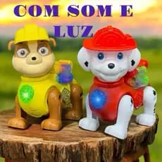 promoção Brinquedo Robô Patrulha Canina com Som e Movimento - Divertido e Interativo!