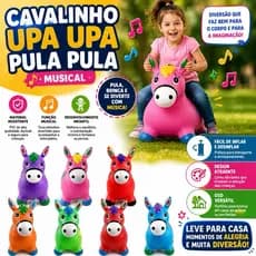 🐴✨ Cavalinho Upa Upa Pula Pula Musical Infantil – Diversão, Música e Desenvolvimento para as Crianças! ✨🐴