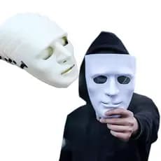 Kit 6 Máscaras Branca sem Face JabbaWockeez - Festa Fantasia Carnaval Cosplay Teatro Dança