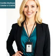 Cordão Strass Multiuso Crachá Celular Brilhante Para Telefone Corrente Acessórios