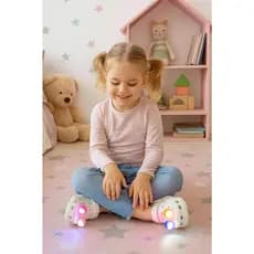 Pingente Farol de LEd para Babuche Sapato Charm Pin Boton Divertido (1 Par)