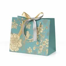 Sacola de Presente Embalagem Premium Reforçada Luxo Reutilizável kit com 10 uni