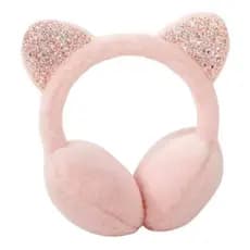 Tiara Protetor de Ouvido Pelucia Gliter Quentinho Fofinho aquecedor  Orelha Infantil Menina Menino