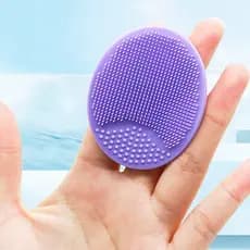 Skincare Esponja de Silicone Facial Rosto Limpeza Profunda Esfoliação