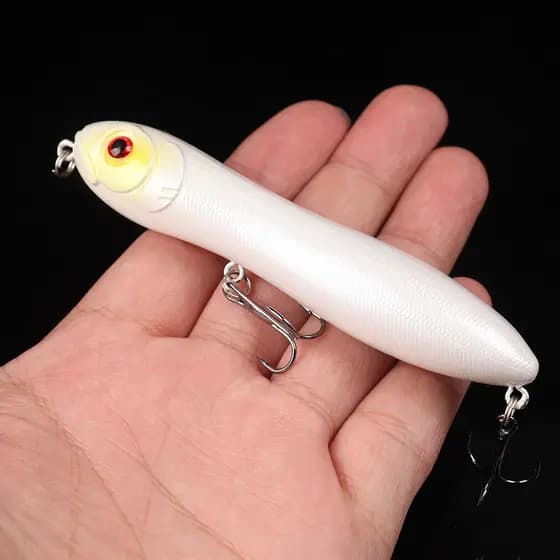 Isca Lápis De Artificial Cabeça De Cobra De Água 10cm 16g