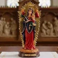 Nossa Senhora Perpetuo Socorro Imagem de 16 Cm Religiosa Decoração Resina Premium