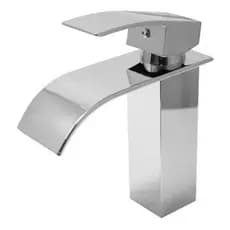Torneira Misturador Monocomando Cascata Metal Baixa Banheiro
