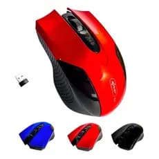 Mouse Gamer Sem Fio Para Notebook Wireless Usb 2.4 GHz 3 Botões Scroll 800/1200/1600 DPI