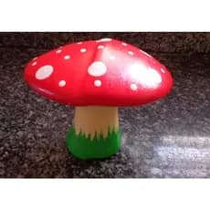 Enfeite jardim cogumelo De Cerâmica Enfeite De Jardim Ou Casa 14 Cm Altura