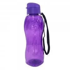 Garrafa de Água Squeeze Pet Colorida Lisa 650ml Mônaco Tampa FlipTop