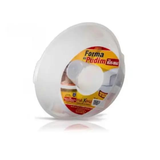 Forma Redonda Para Microondas Bolo Pudim Nitron Com Tampa