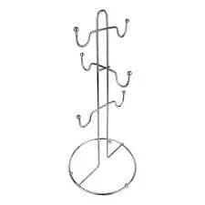 Suporte Porta Xicaras para 6 Xicaras Inox Reforçado