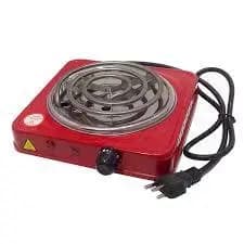 Fogão Fogareiro Elétrico 1000W Cooktop 1 Boca 4cores Qualquer Panela Portátil Casa Camping 220V