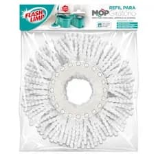 Refil Para Mop Giratório Flash Limp  Rmop8210 Branco