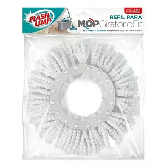 Refil Flash Limp Mop Giratorio Fit Rmop5011