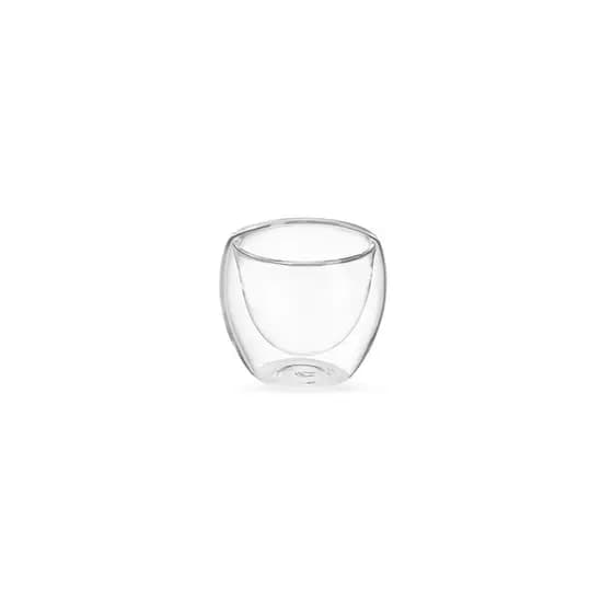 Copo de vidro borossilicato parede dupla com capacidade para 80ml  6094