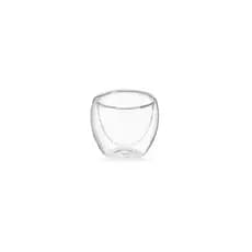 Copo de vidro borossilicato parede dupla com capacidade para 80ml  6094
