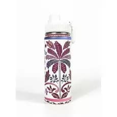 Garrafa Térmica 570ml com Estampa Floral Artística  Design Exclusivo