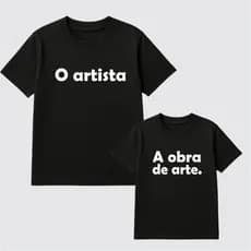 Kit Tal Pai Tal Filho O artista obra de  Dia dos Pais Preta Blusa Estampada Ótimo Acabamento E Durabilidade Anti-pilling