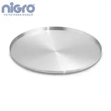Forma Assadeira Para Pizza 35 x 1,5cm Reforçada Alumínio Nigro