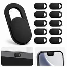 Kit 10x Tampa protetora Webcam Notebook Película adesiva Privacidade Anti Espião