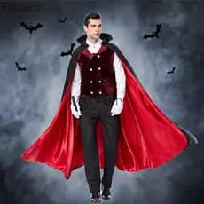 capa de vampiro dupla face de colarinho