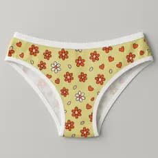 Kit 5 Calcinhas Tanga Elastico Exposto Cotton Algodão