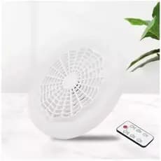 Lâmpada Led Com Ventilador Teto Soquete Controle Remoto 30w