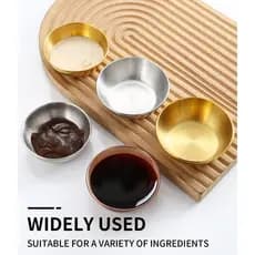 Tigela Bowl Mini Inox Prato De Molho Tempero Essencial Multiuso Cozinha