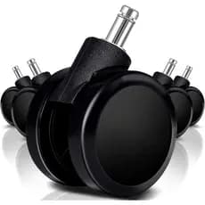 Rodízio De Cadeira Kit 5 Rodinhas De 60 Mm Pu Anti-risco