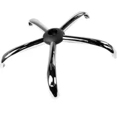 Base Estrela Gamer Presidente Para Cadeira Cromada 320 Mm