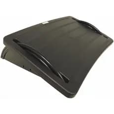 Apoio De Pé Ajustável Ergonômico E Antiderrapante Preto