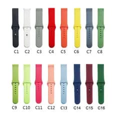 W.BILL pulseira silicone para relógio samsung amzfit GTS 2 MINI ACTIVE 20 mm e 22 mm Enviar Rápido