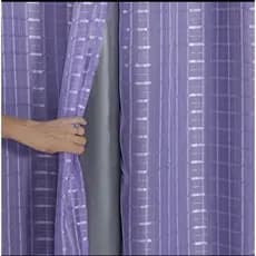 Cortina Blackout com Tecido voil xadrez 2,00 x 1,40 altura 2 Partes SUPER OFERTA