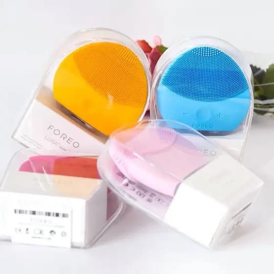 Esponja elétrica massageador forever limpeza facial rosto-2301
